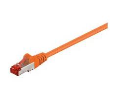 F/UTP CAT6 1m Orange PVC