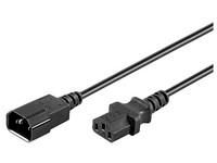Power Cord C13 F - C14 M 0.6m