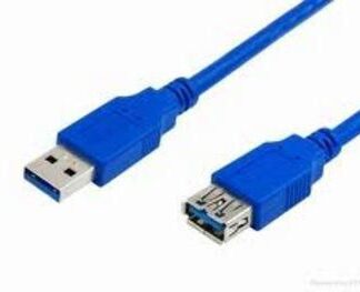 USB Kabel A - A St/Bu 3m blau