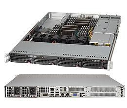 1U, 4x 3.5" Hot-swap drive