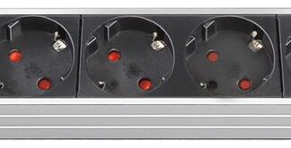 Power extension 2 m 9 AC