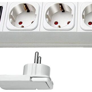 Power extension 2 m 4 AC