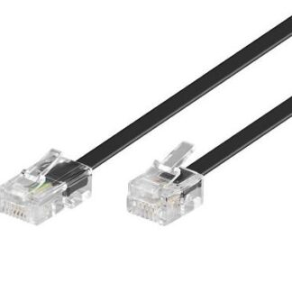 RJ11-RJ45 15M M/M Black