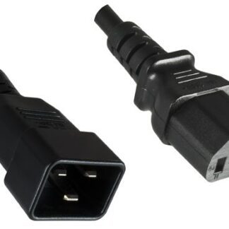 PowerCord C13-C20 10A 1m Black