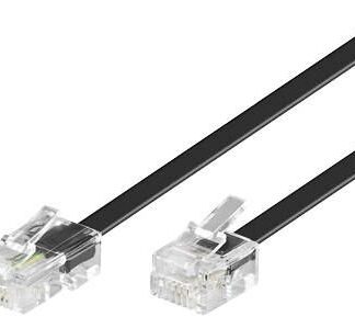 RJ11-RJ45 1M M/M Black