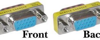 Mini Gender HD15 F/F VGA-VGA