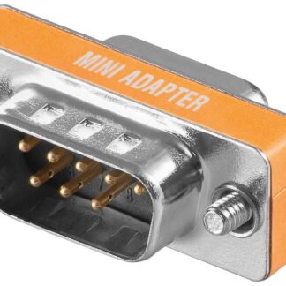 Mini Gender DB9 M/F Null Modem