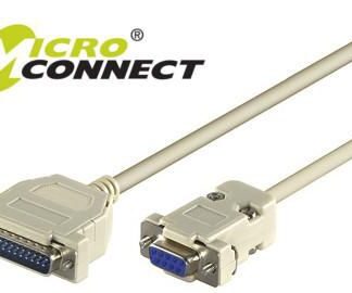 Serial Cable DB9-DB25 3M  F/M