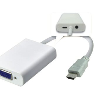 Adapter HDMI - VGA M/F, White