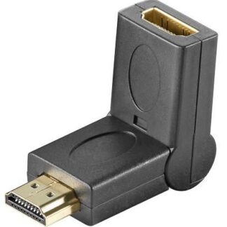 HDMI angled 180°  M/F Adapter