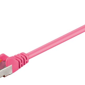 F/UTP CAT6 0.25m Pink PVC
