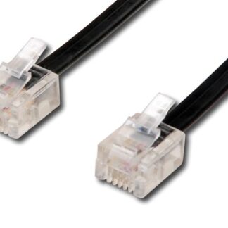 TEL 6P4C/RJ11Black 3m