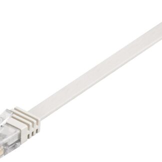 U/UTP CAT6 0.25M White Flat