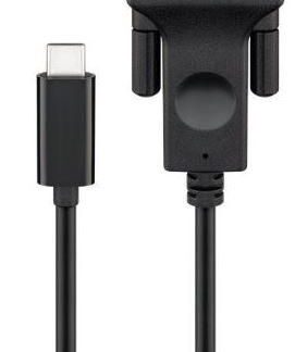 USB - C to VGA 1.8m, Black