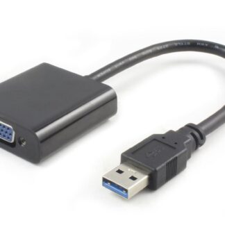 USB 3.0-VGA M/F Black