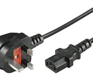 Power Cord UK Type G - C13 1M