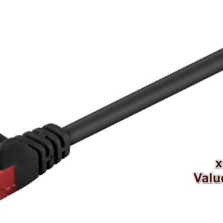 U/UTP CAT6 0.5M Black 10 Pack