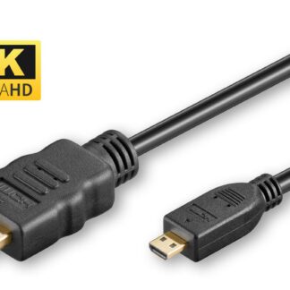 4K HDMI A-D cable, 2m