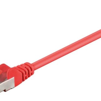F/UTP CAT6 0.25m Red PVC