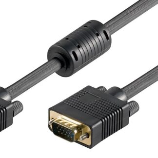 SVGA HD15 5m M-M w.ferrit core