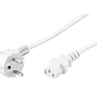Power Cord 3m White IEC320