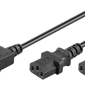 Power Cord C13x2 - C14 1.2m