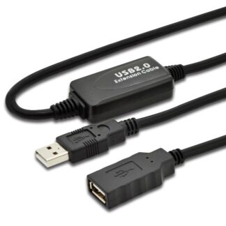 Active USB 2.0 ext. cable, 20m