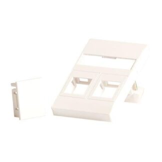 Wall plate for 2 x keystone.