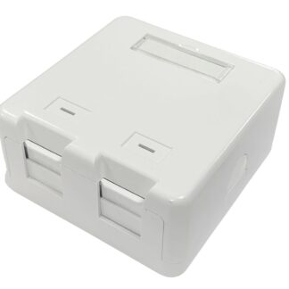 Surface mount box for 2 x