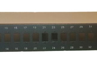 Fibre patch panel 19" 1U 24