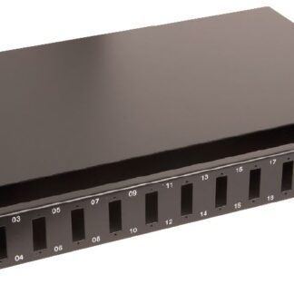 Fibre patch panel 19" 1U 12