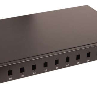 Fibre patch panel 19" 1U 12