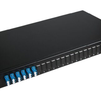 Fibre patch panel 19" 1U with