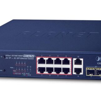 8-Port 10/100/1000T 802.3at