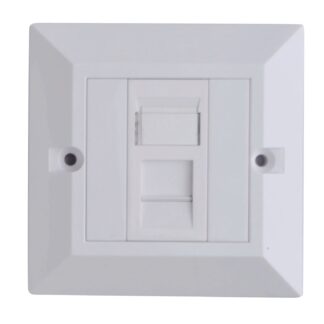 CAT6 Faceplate Single Gang UK