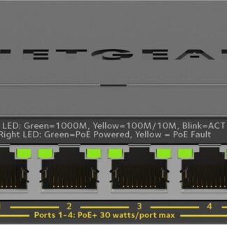 5PT GE Plus Switch W/HI-PWR