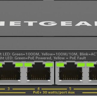 8PT GE Plus Switch W/HI-PWR
