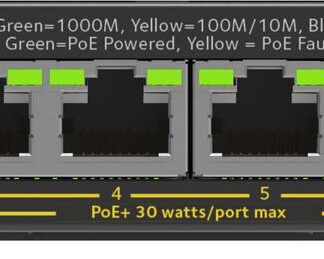 8PT GE Plus Switch W/POE+