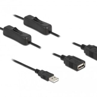 Cable USB Type-A male to 2 x