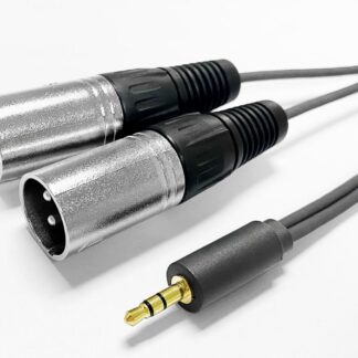 3.5MM CABLE to 2 x XLR male