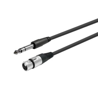 XLR F to Stereo Jack 6.35mm,