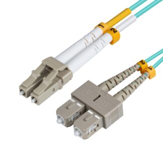 LC/UPC-SC/UPC 15m OM3 Fibre