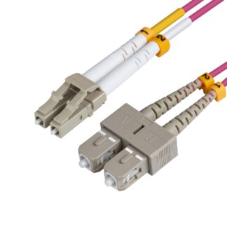 LC/UPC-SC/UPC 1m OM4 Fibre