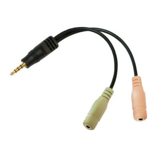Audio adapter, 3.5 mm 4-pin/M