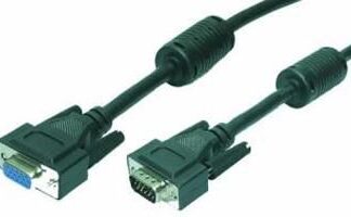 VGA cable, HD15/M to HD15/F,