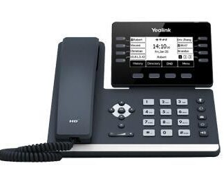 SIP-T53W IP phone Black Wired