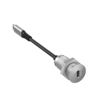 USB-C Desk socket grey with