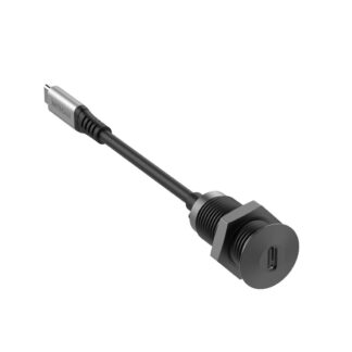USB-C Desk socket black with