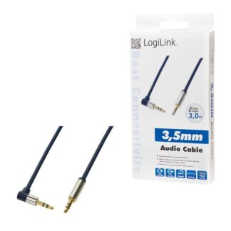 Audio cable, 3.5 mm 3-pin/M