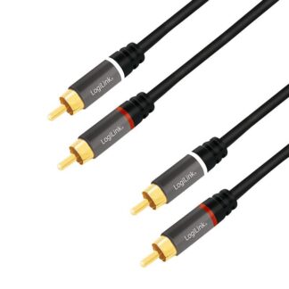 Audio cable, 2x RCA/M to 2x